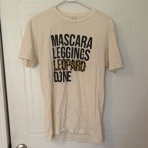 Next Level Apparel Cream Short Sleeve Graphic Tee